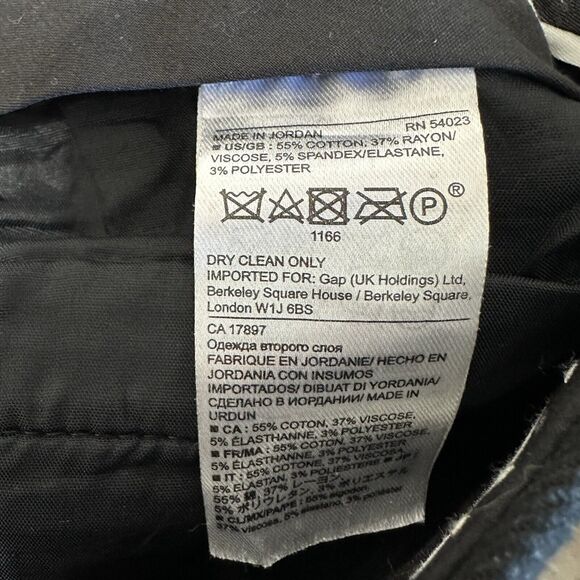 Banana Republic Pants Women Size 6 Petite Sloan Black Polka Dot Ankle Preppy - Picture 10 of 11